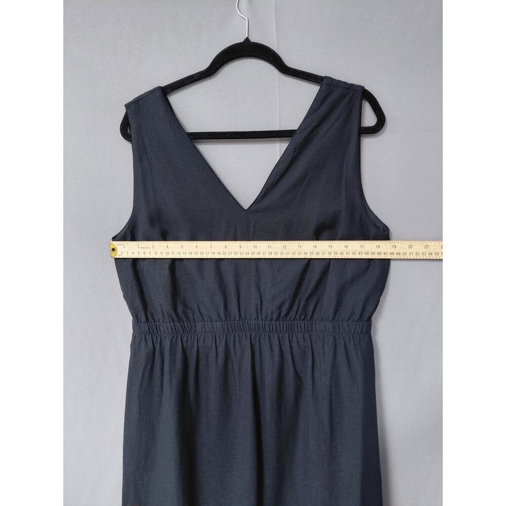 NWT ANN TAYLOR Black Knee Length Lightweight Dress Women Size 10 - Picture 10 of 12